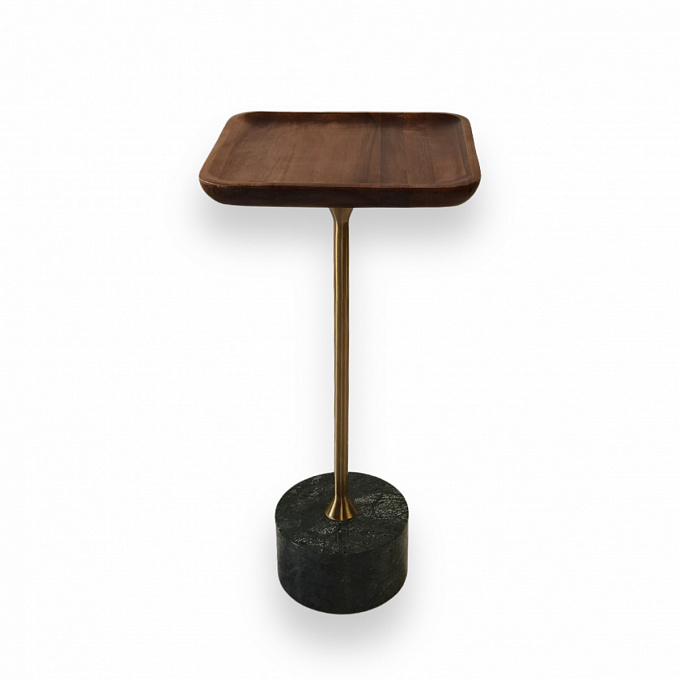 Приставной столик Wooden Flate Square